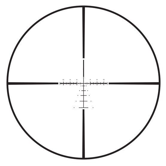 50mm Ballistic Plex E1 First Focal Plane Varmint Reticle